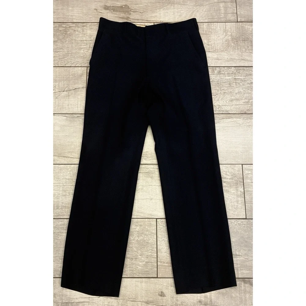 Vintage Corbin Dress Pants Mens 32x30 Navy Trousers USA Made 70s